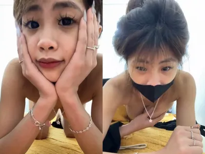 Con ghệ vn livestream nghịch cây hàng trai p3