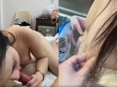 Trả bài em phương thảo vú ngon từ từ thang máy đến ban công